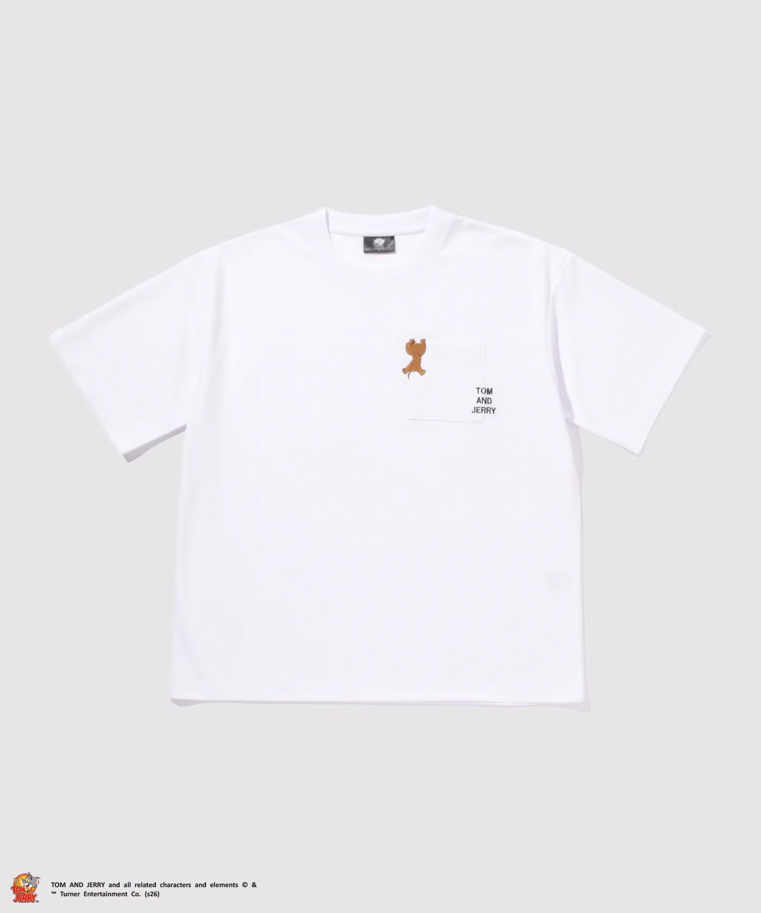 Tom and Jerry ポケット刺繍Tシャツ メンズ