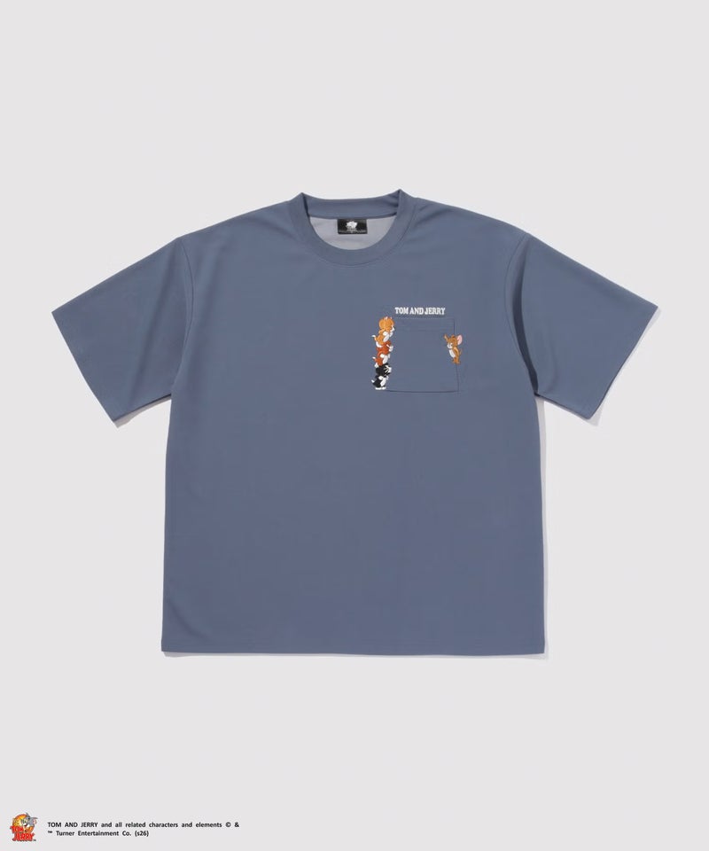 Tom and Jerry ポケット刺繍Tシャツ メンズ商品画像-22