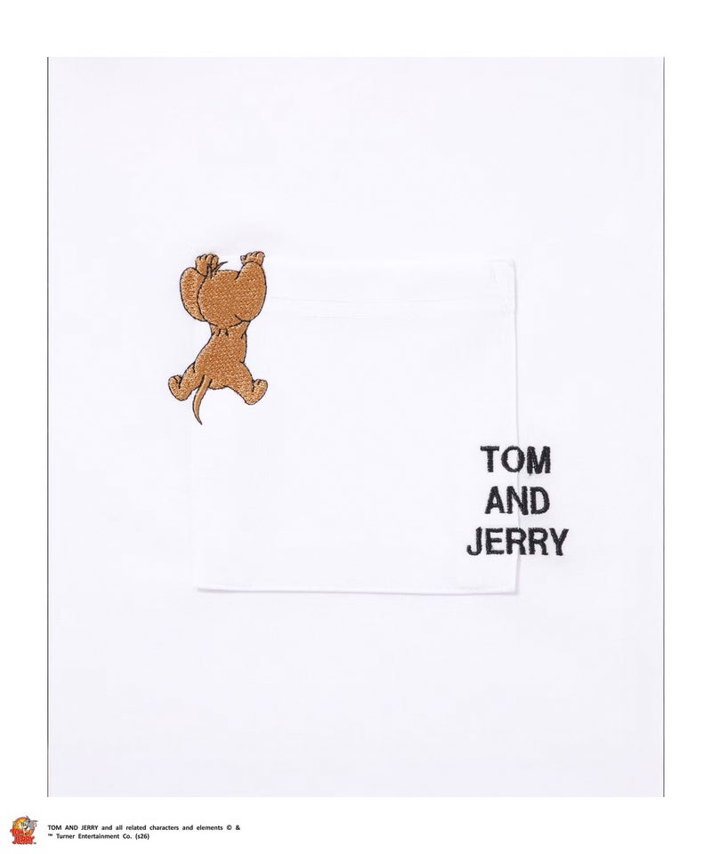 Tom and Jerry ポケット刺繍Tシャツ メンズ商品画像-27