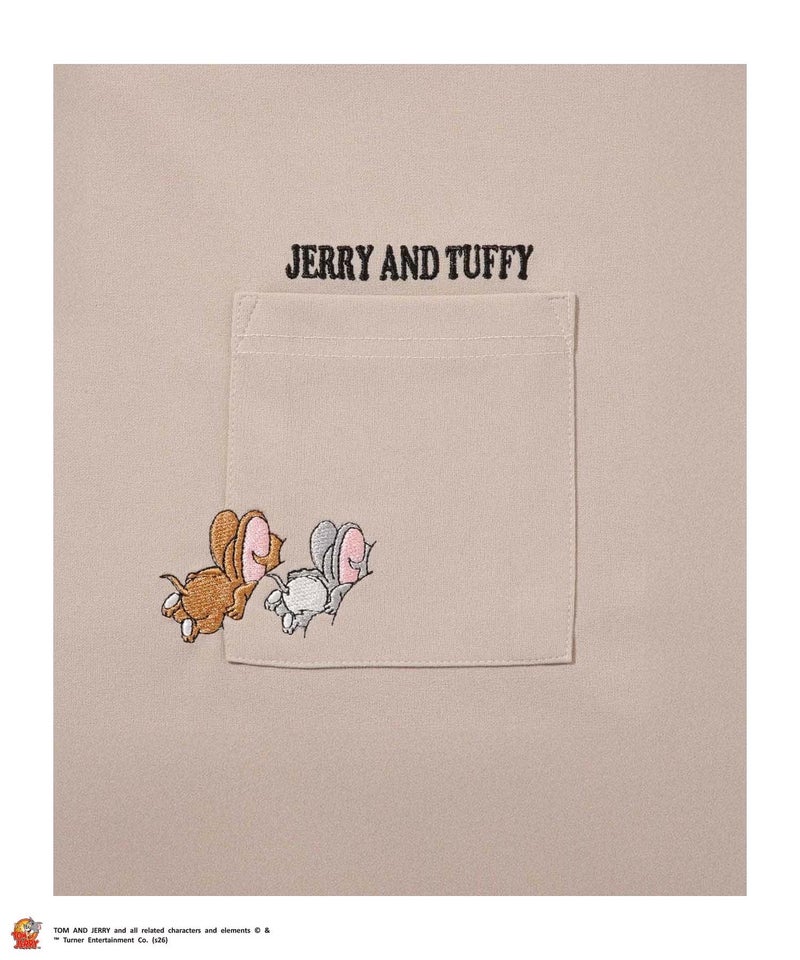 Tom and Jerry ポケット刺繍Tシャツ メンズ商品画像-29