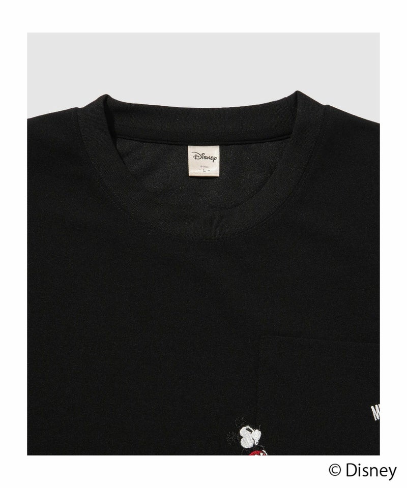 Disney 『ミッキーマウス』 / ポケット刺繍Tシャツ メンズ商品画像-4
