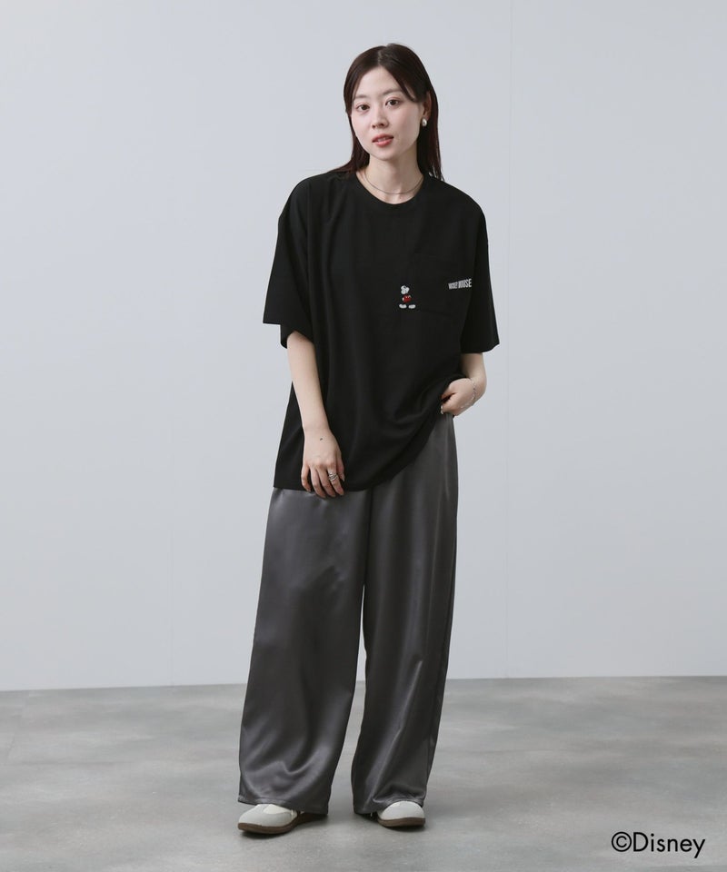 Disney 『ミッキーマウス』 / ポケット刺繍Tシャツ メンズ商品画像-5