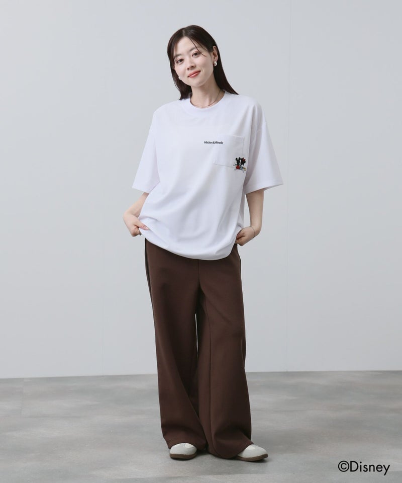 Disney 『ミッキーマウス』 / ポケット刺繍Tシャツ メンズ商品画像-10