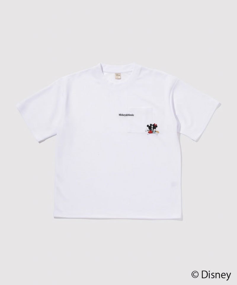 Disney 『ミッキーマウス』 / ポケット刺繍Tシャツ メンズ商品画像-13