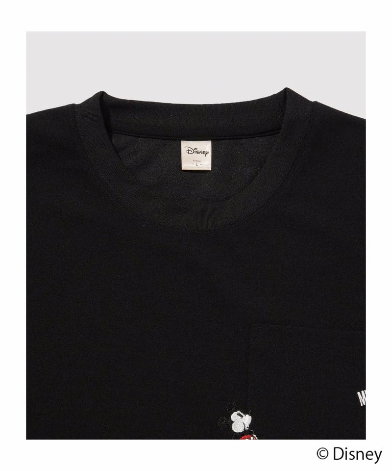 Disney 『ミッキーマウス』 / ポケット刺繍Tシャツ メンズ商品画像-15