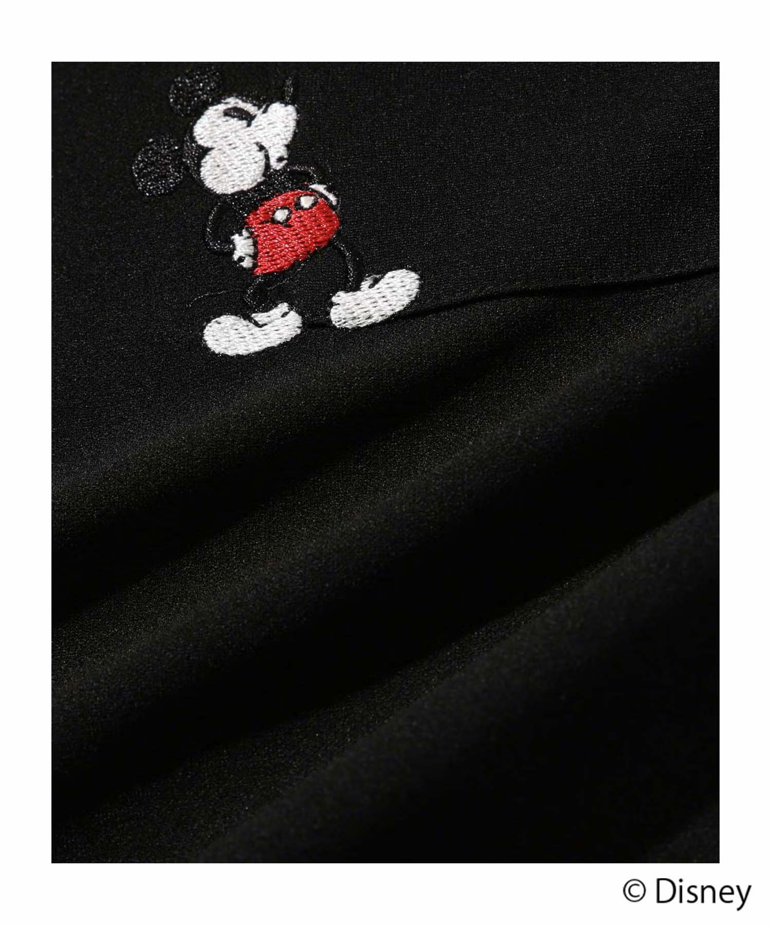 Disney 『ミッキーマウス』 / ポケット刺繍Tシャツ メンズ