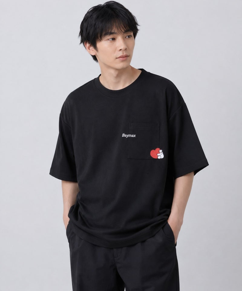 Disney 『ベイマックス』 / ポケット刺繍Tシャツ メンズ商品画像-3