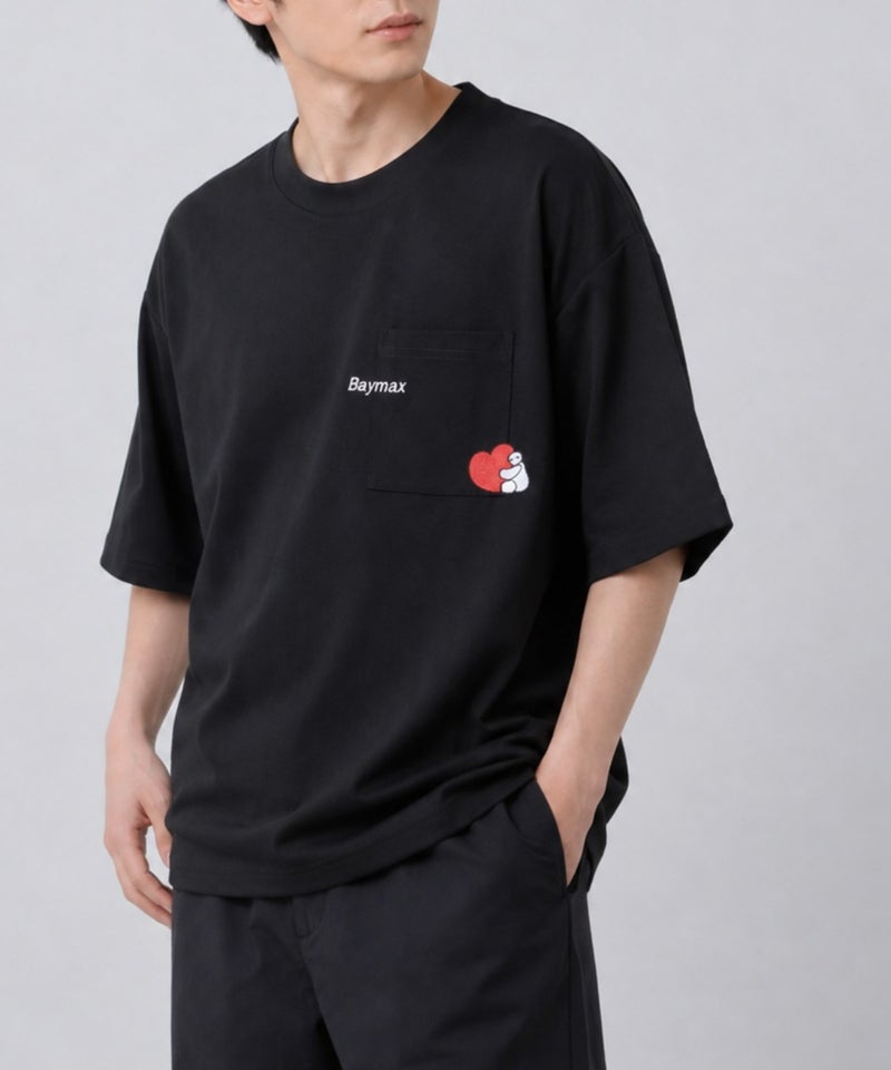 Disney 『ベイマックス』 / ポケット刺繍Tシャツ メンズ商品画像-4