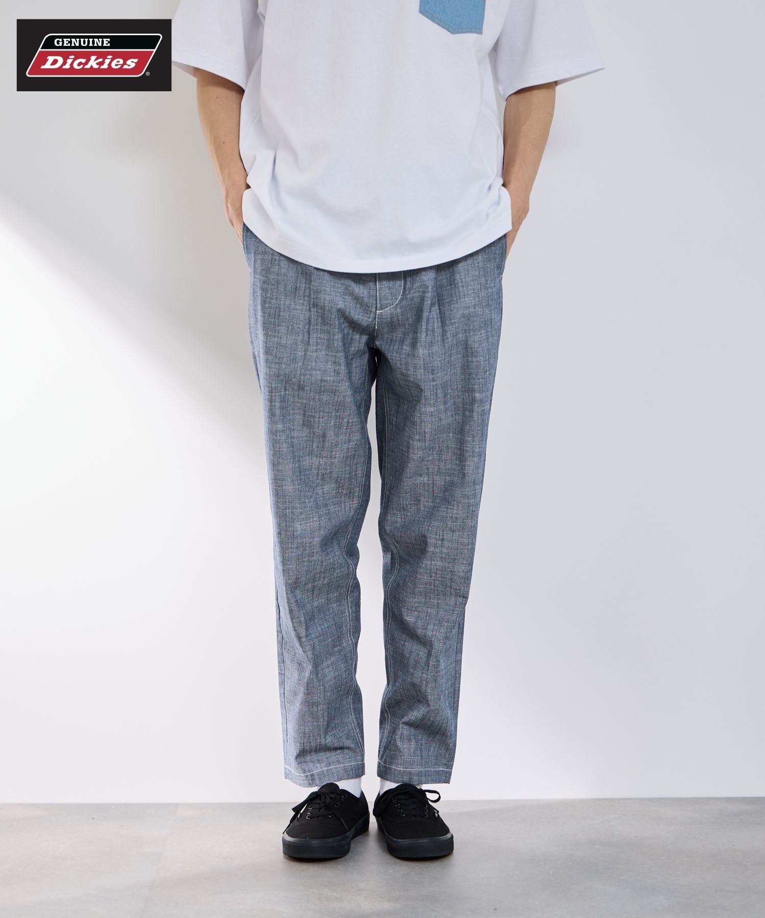 COMORI 1 S ベタシャン イージーパンツ メンズ パンツ 人気 GENUINE Dickies シャンブレーイージーパンツ メンズ