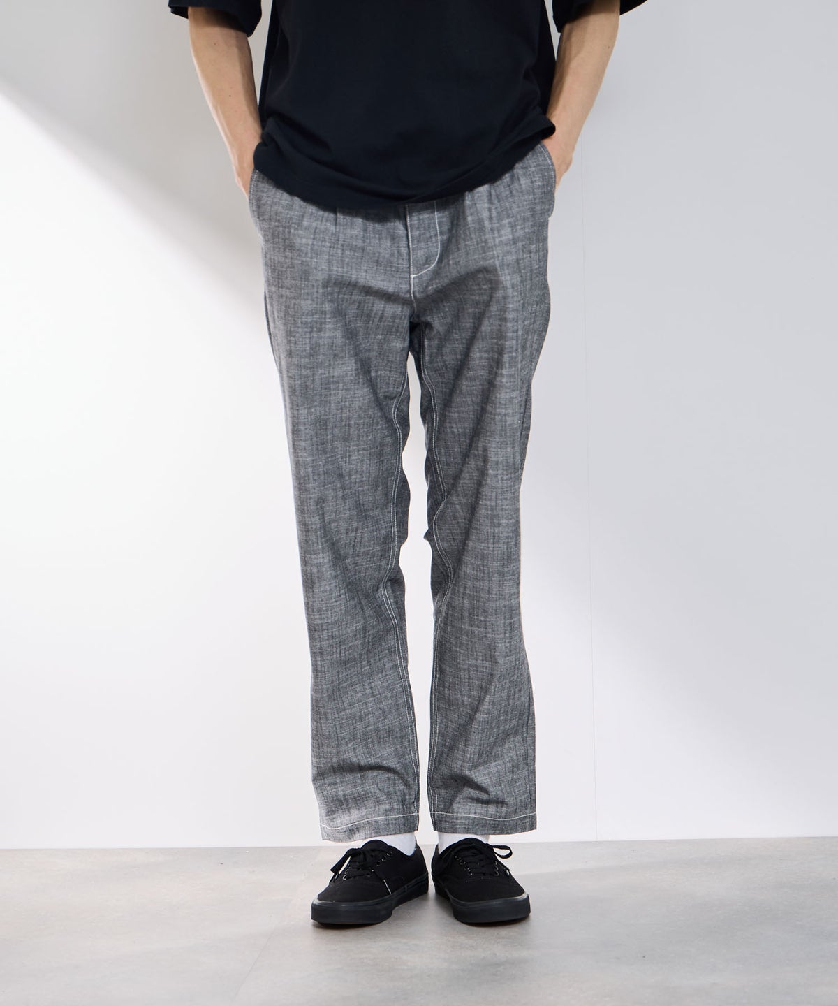 GENUINE Dickies シャンブレーイージーパンツ メンズ