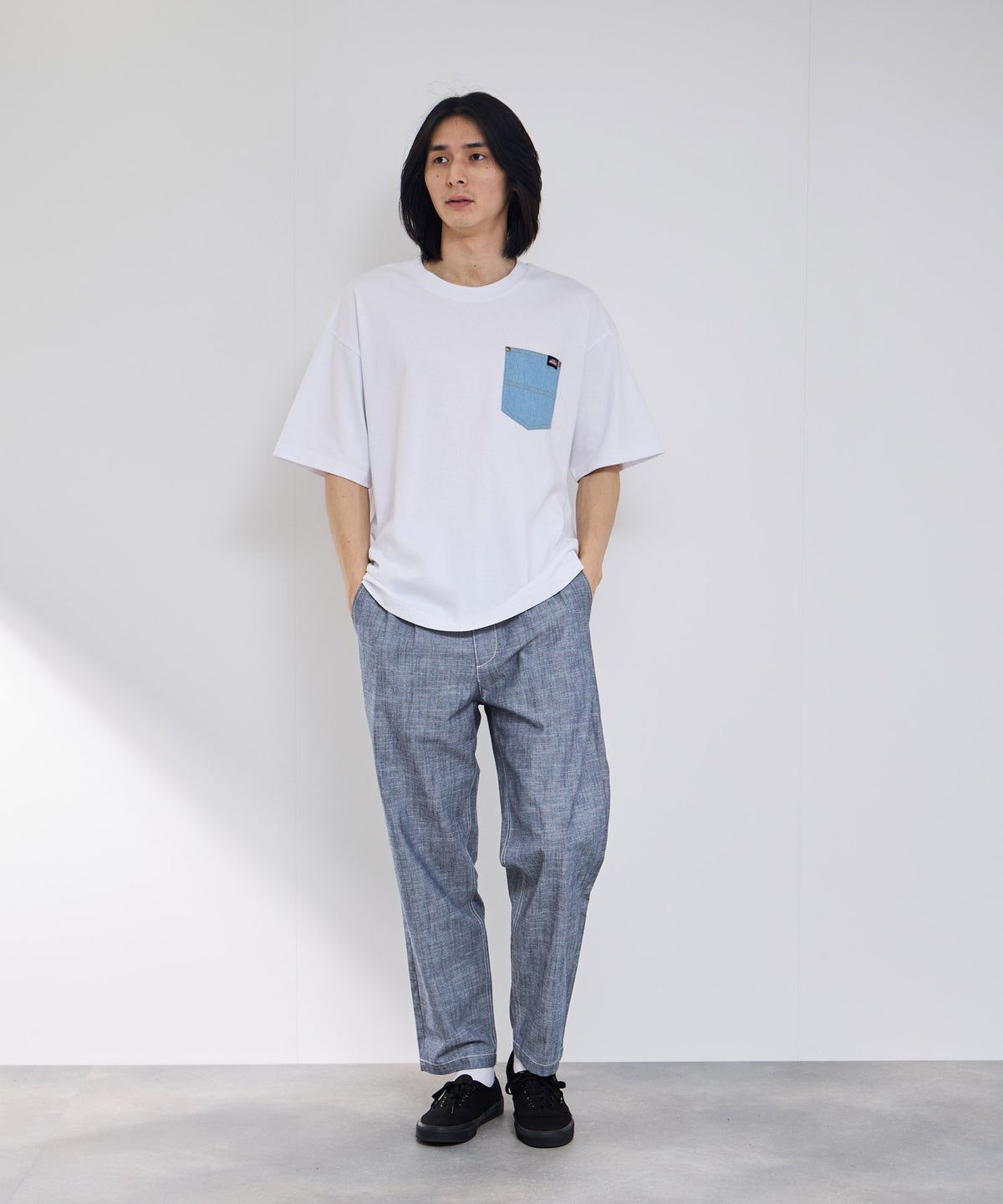 GENUINE Dickies シャンブレーイージーパンツ メンズ