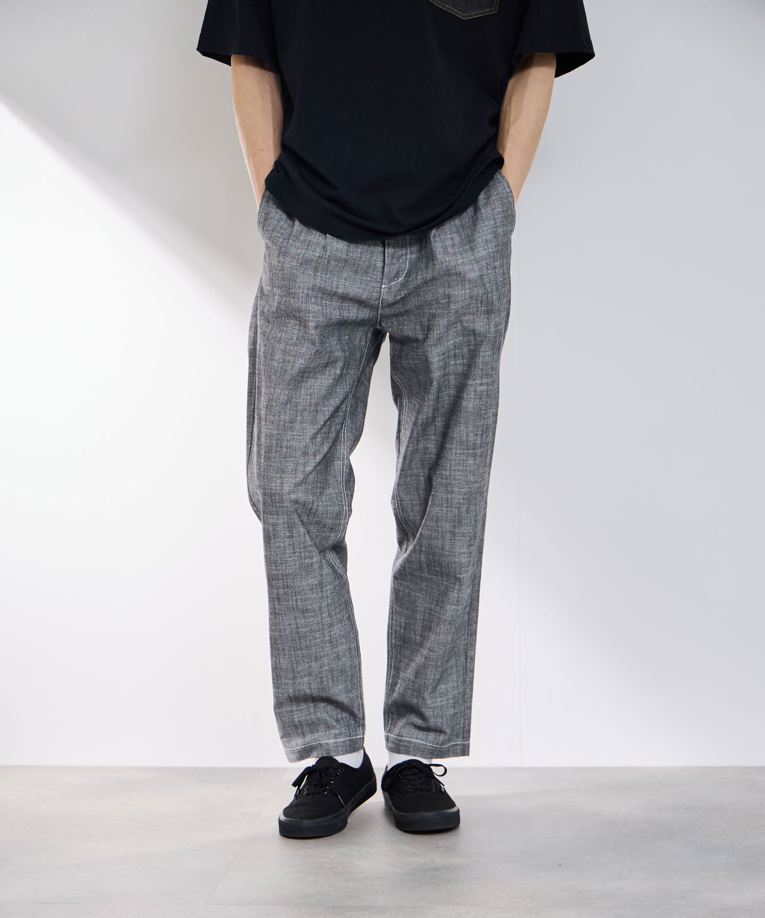GENUINE Dickies シャンブレーイージーパンツ メンズ