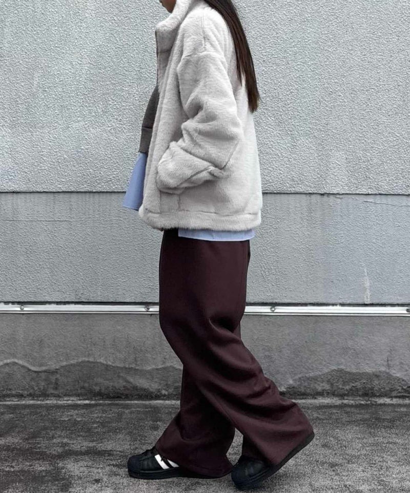 [期間限定価格]le.coeur blanc  ミンクタッチスタンドカラーファーブルゾン レディース商品画像-7