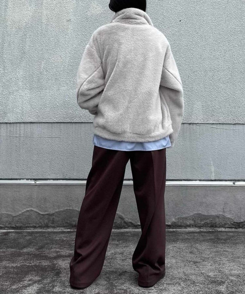 [期間限定価格]le.coeur blanc  ミンクタッチスタンドカラーファーブルゾン レディース商品画像-8