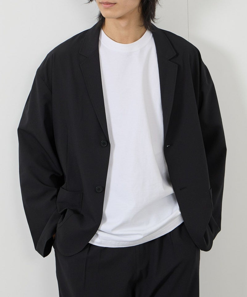 URBAN COLLECTION  ポリリップストップ テーラードジャケット＆イージーパンツ セットアップ メンズ商品画像-12