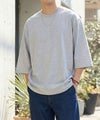[期間限定価格]NAVY  BCIコットン リラックスフィット 7分袖Tシャツ メンズ商品サムネイル-3