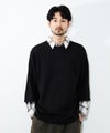 [期間限定価格]NAVY  BCIコットン リラックスフィット 7分袖Tシャツ メンズ商品サムネイル-5