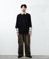[期間限定価格]NAVY  BCIコットン リラックスフィット 7分袖Tシャツ メンズ商品サムネイル-8
