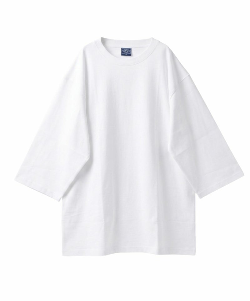 NAVY BCIコットン リラックスフィット 7分袖Tシャツ メンズ商品画像-9