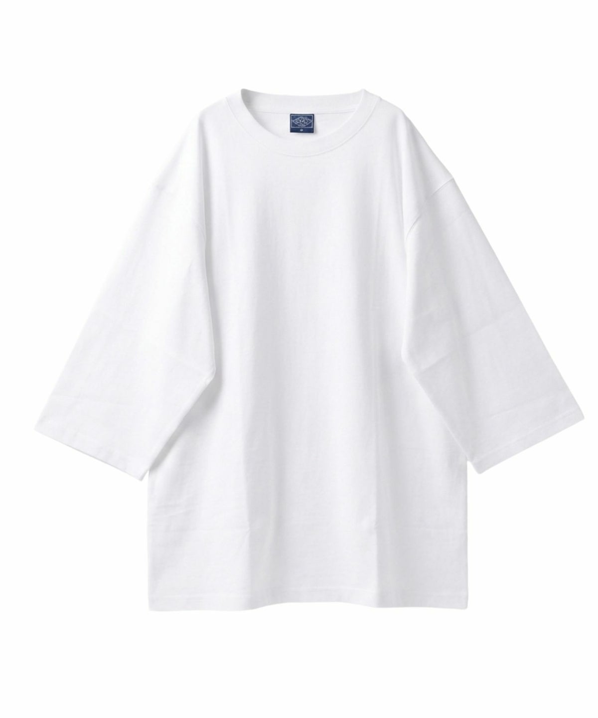NAVY BCIコットン リラックスフィット 7分袖Tシャツ メンズ