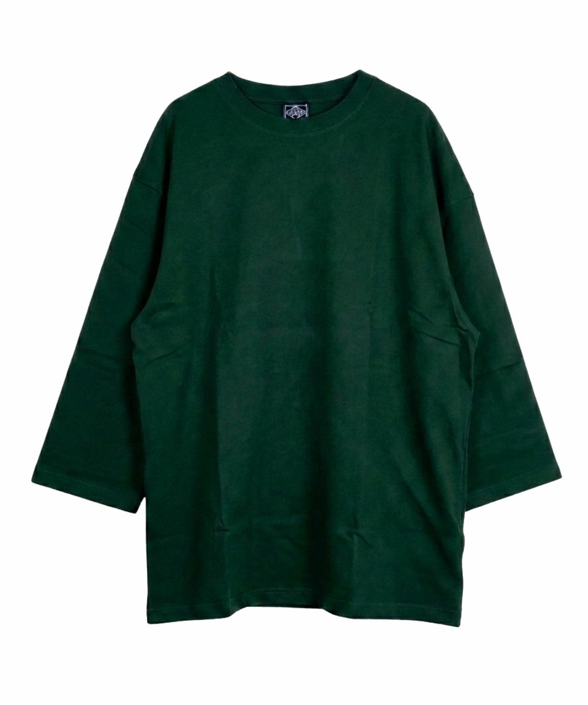 NAVY BCIコットン リラックスフィット 7分袖Tシャツ メンズ