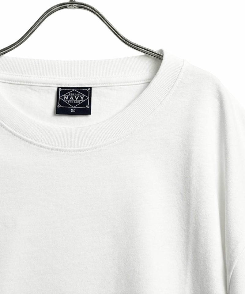 NAVY BCIコットン リラックスフィット 7分袖Tシャツ メンズ商品画像-13