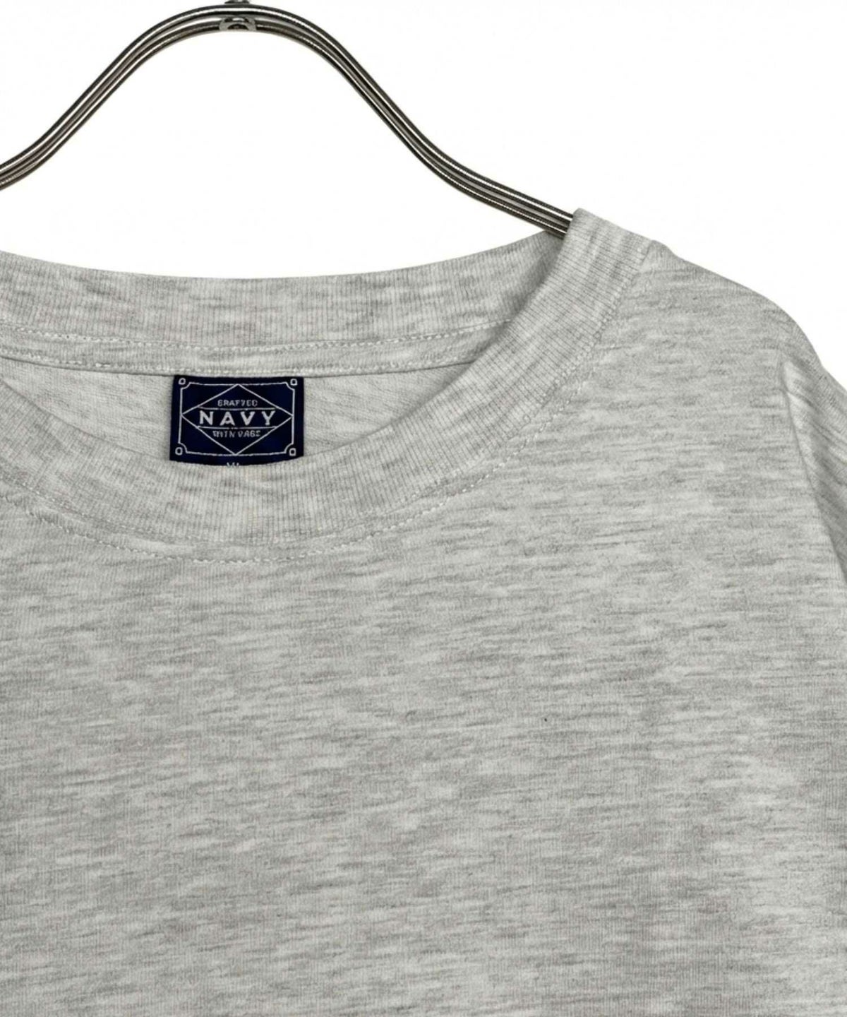 NAVY BCIコットン リラックスフィット 7分袖Tシャツ メンズ