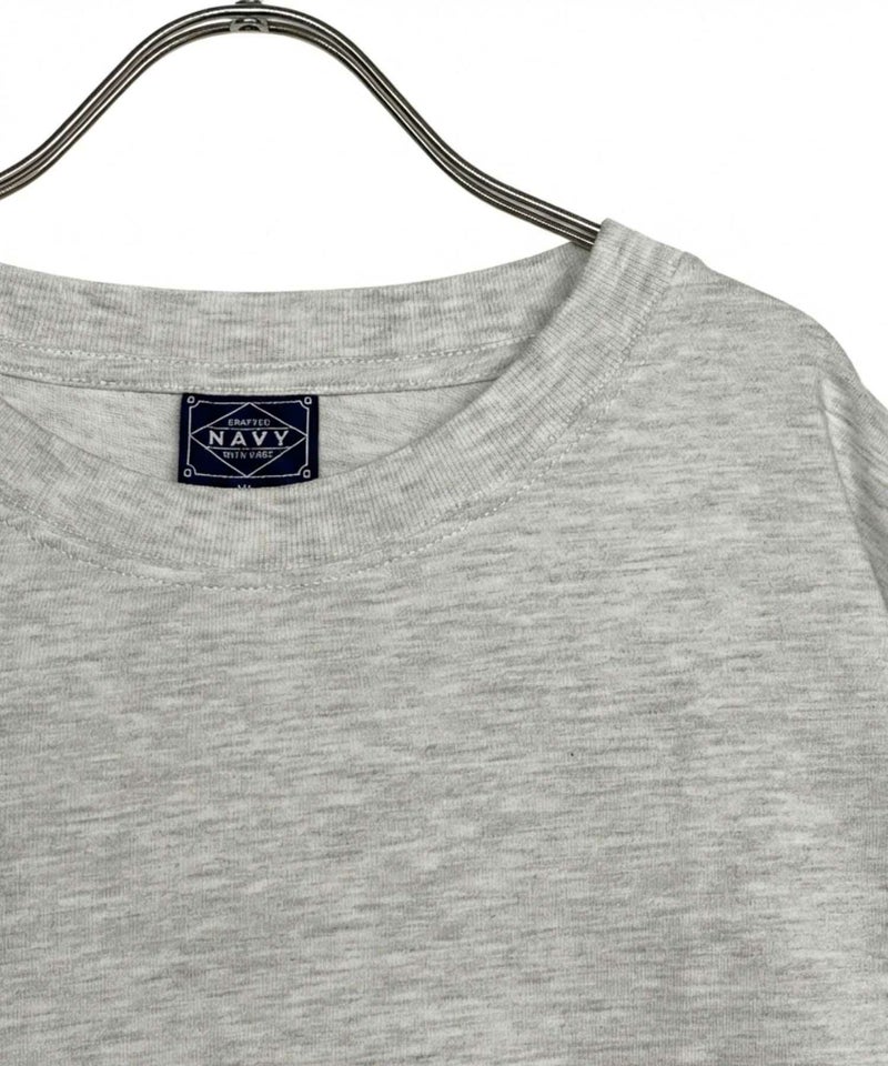 NAVY  BCIコットン リラックスフィット 7分袖Tシャツ メンズ商品画像-14