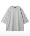 NAVY BCIコットン リラックスフィット 7分袖Tシャツ メンズ
