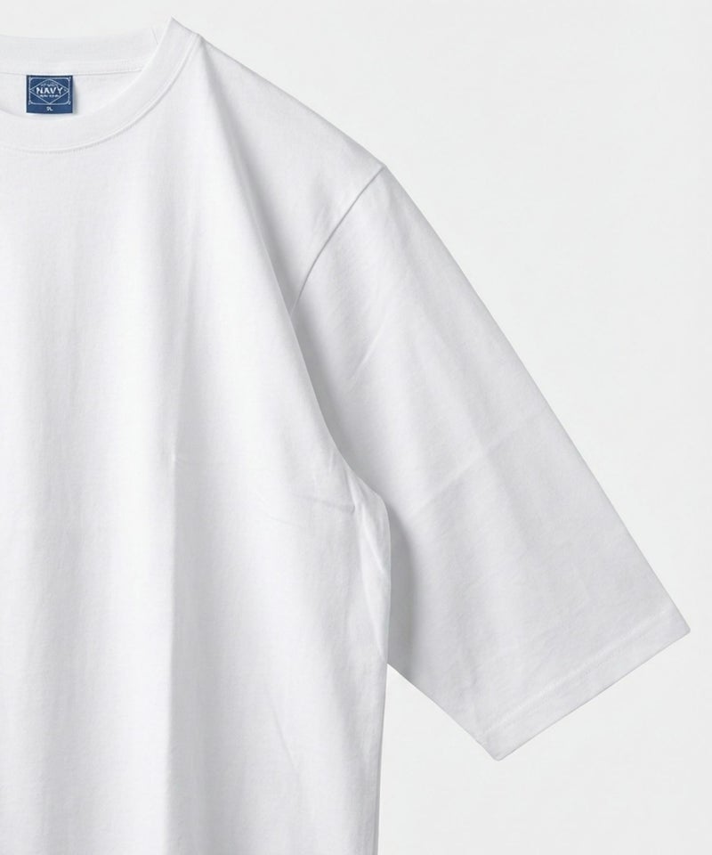 NAVY BCIコットン リラックスフィット 7分袖Tシャツ メンズ商品画像-18
