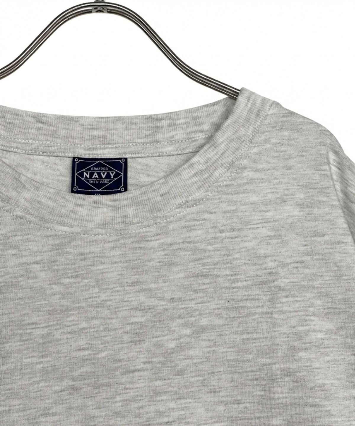 NAVY BCIコットン リラックスフィット 7分袖Tシャツ メンズ