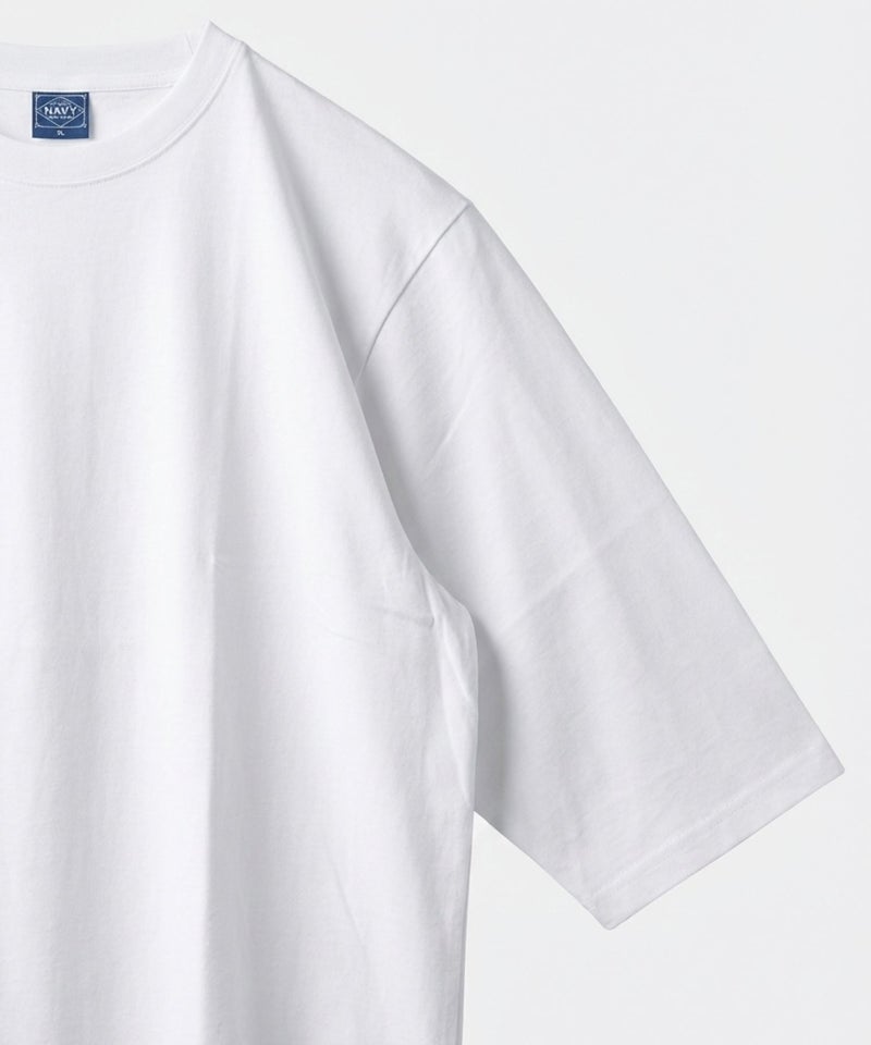 [期間限定価格]NAVY  BCIコットン リラックスフィット 7分袖Tシャツ メンズ商品画像-23