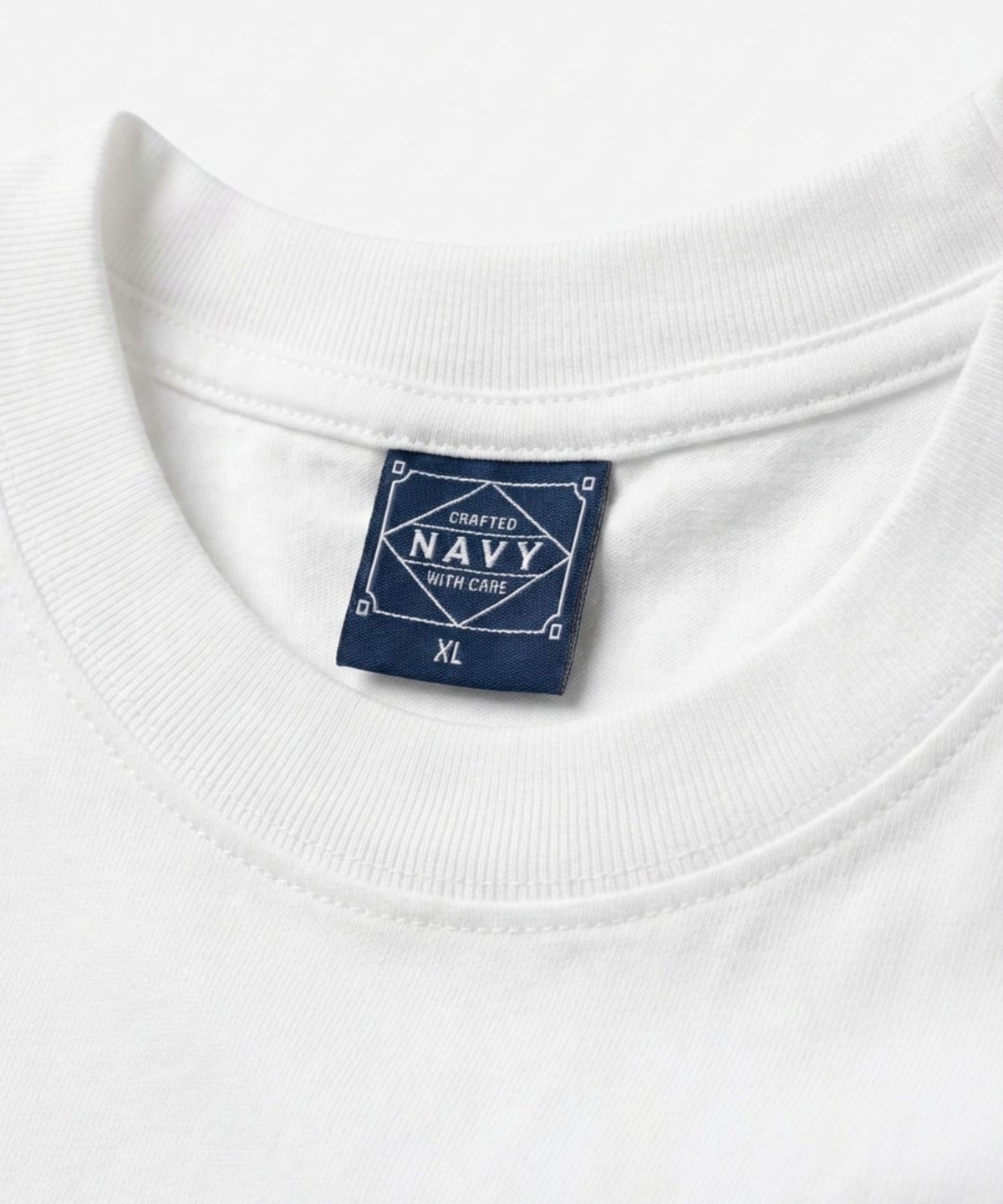 NAVY BCIコットン リラックスフィット 7分袖Tシャツ メンズ