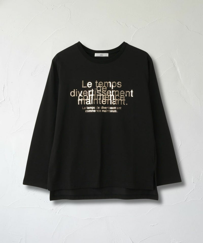 Idnes Le temps 箔プリントロンT レディース メール便 対応商品商品画像-23