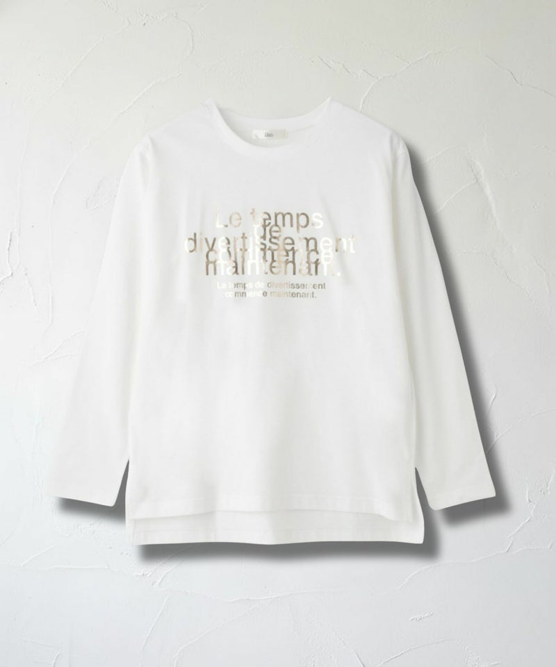 Idnes Le temps 箔プリントロンT レディース メール便 対応商品商品画像-24