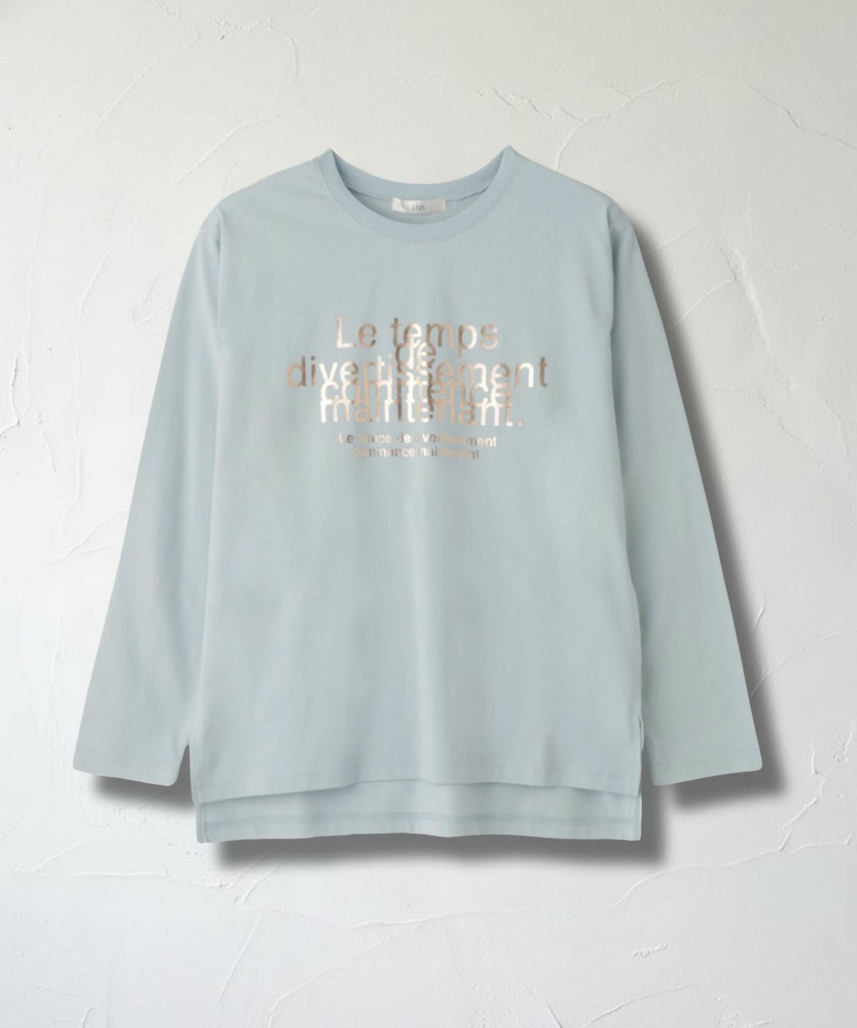 Idnes Le temps 箔プリントロンT レディース メール便 対応商品