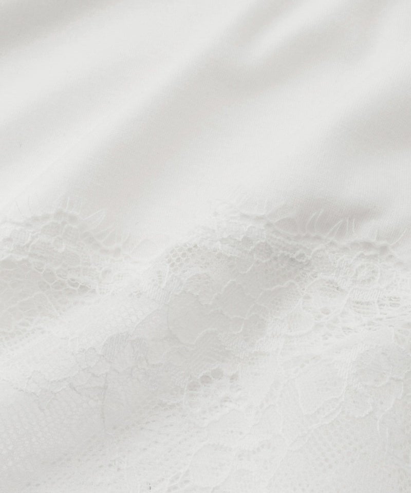 Idnes  レースコンビカットソー レディース メール便 対応商品商品画像-18