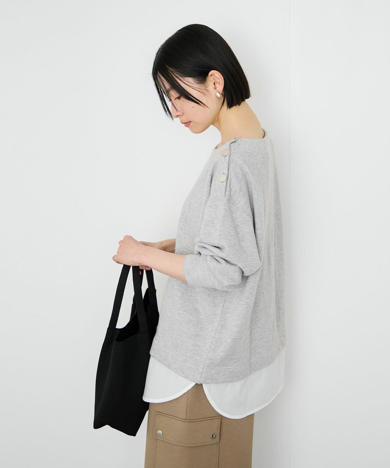 [期間限定価格]Idnes  レイヤードラメスウェット レディース商品画像-4