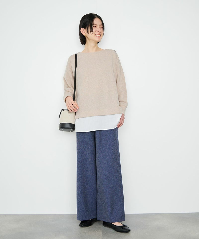 [期間限定価格]Idnes  レイヤードラメスウェット レディース商品画像-10