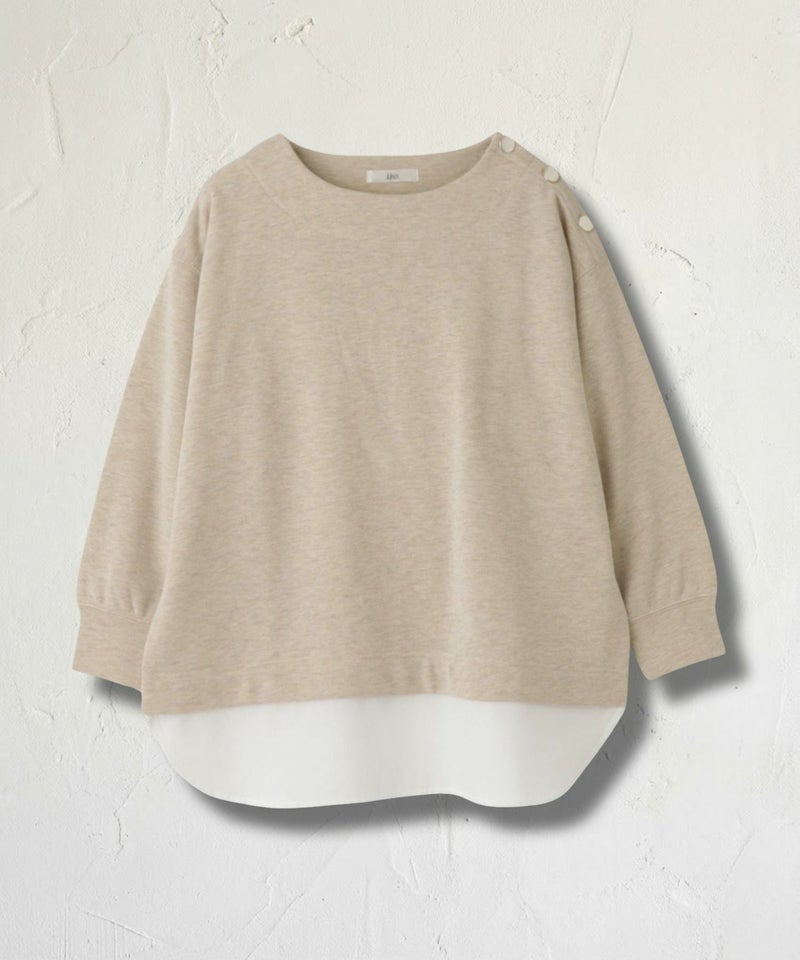 [期間限定価格]Idnes  レイヤードラメスウェット レディース商品画像-13