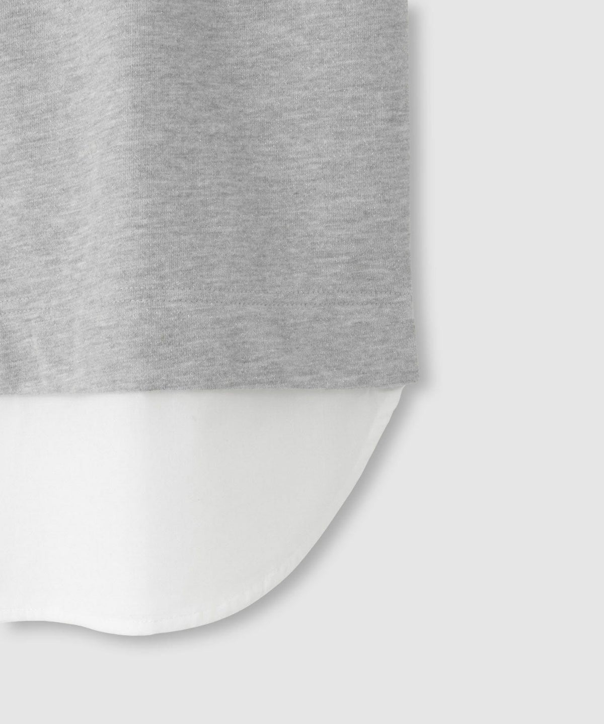 Idnes レイヤードラメスウェット レディース