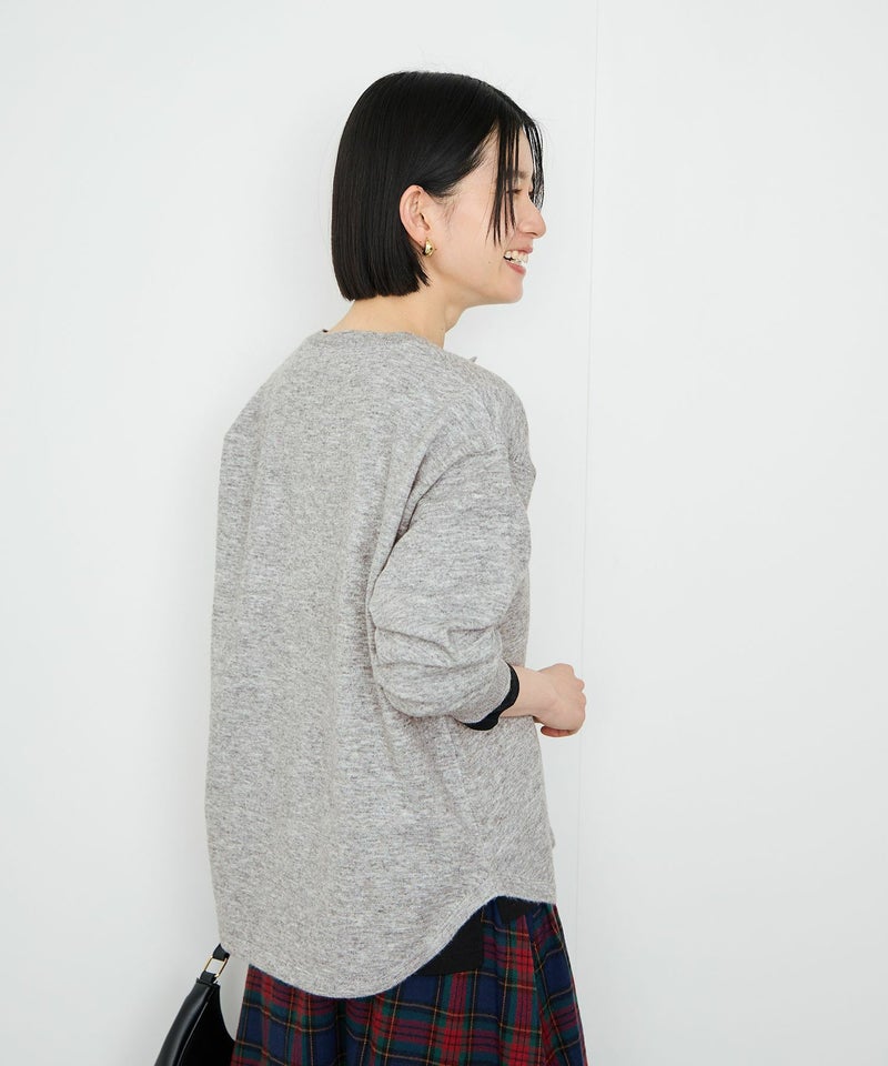 Idnes ヘンリーネックニット レディース商品画像-11