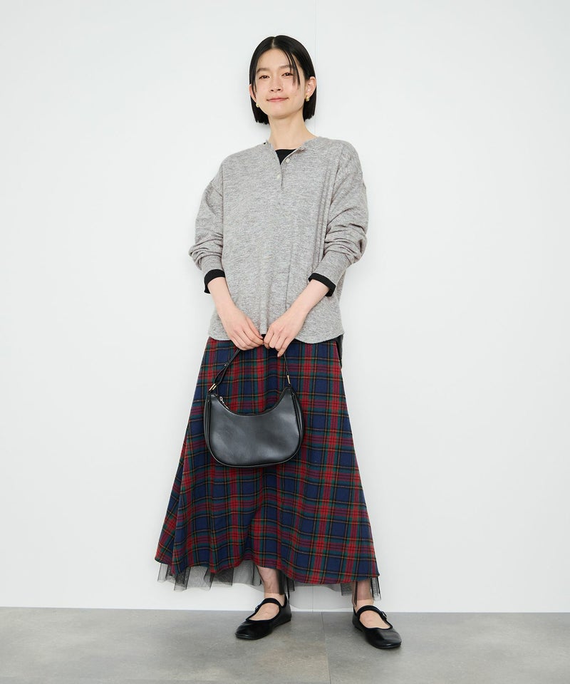 Idnes  ヘンリーネックニット レディース商品画像-14