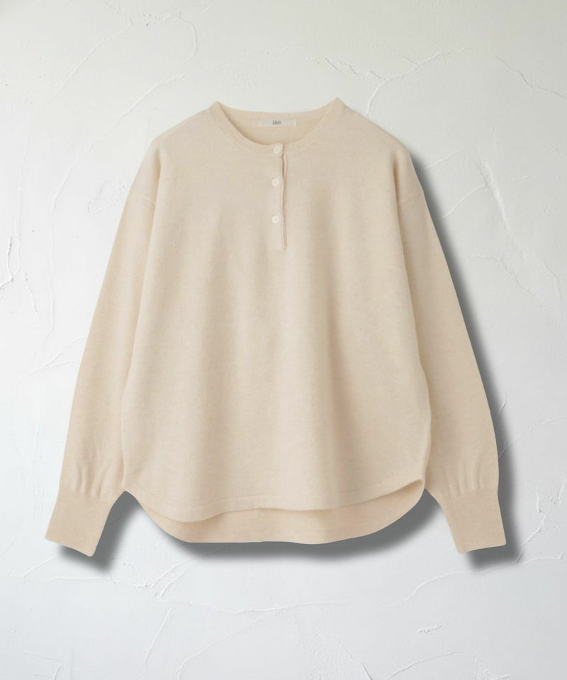 Idnes ヘンリーネックニット レディース商品画像-17