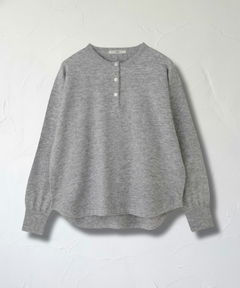 Idnes ヘンリーネックニット レディース商品画像-18