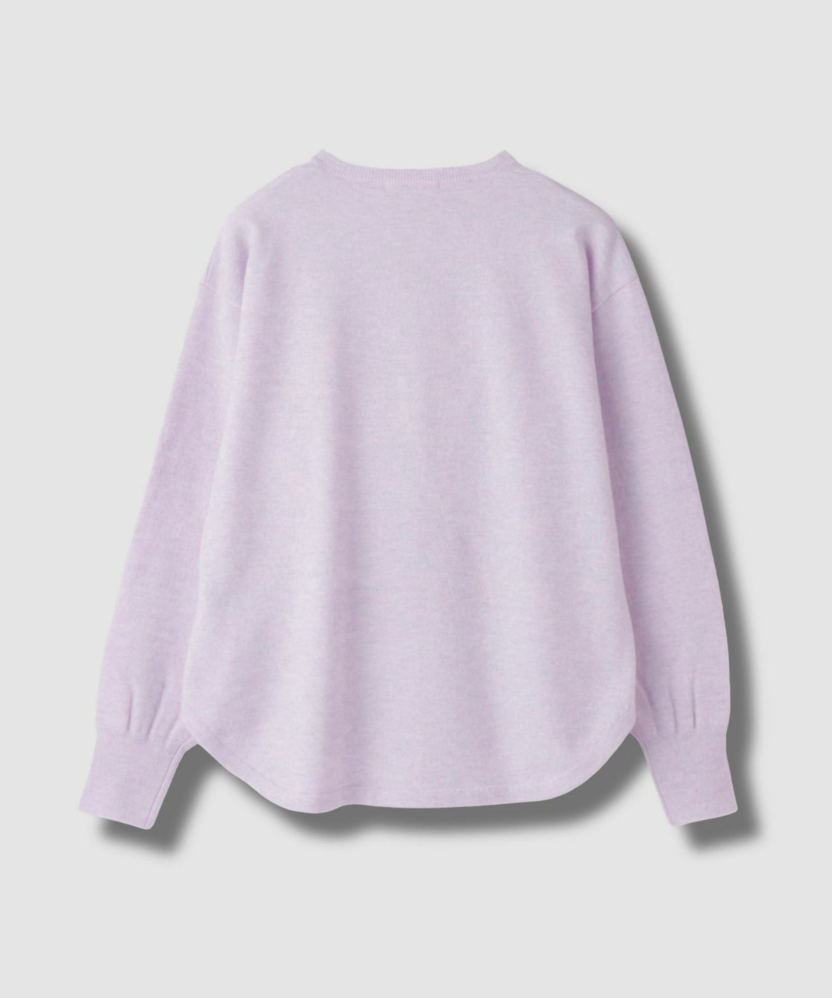 Idnes ヘンリーネックニット レディース