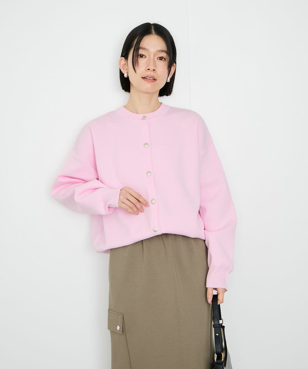 Idnes スポンディッシュカーディガン レディース