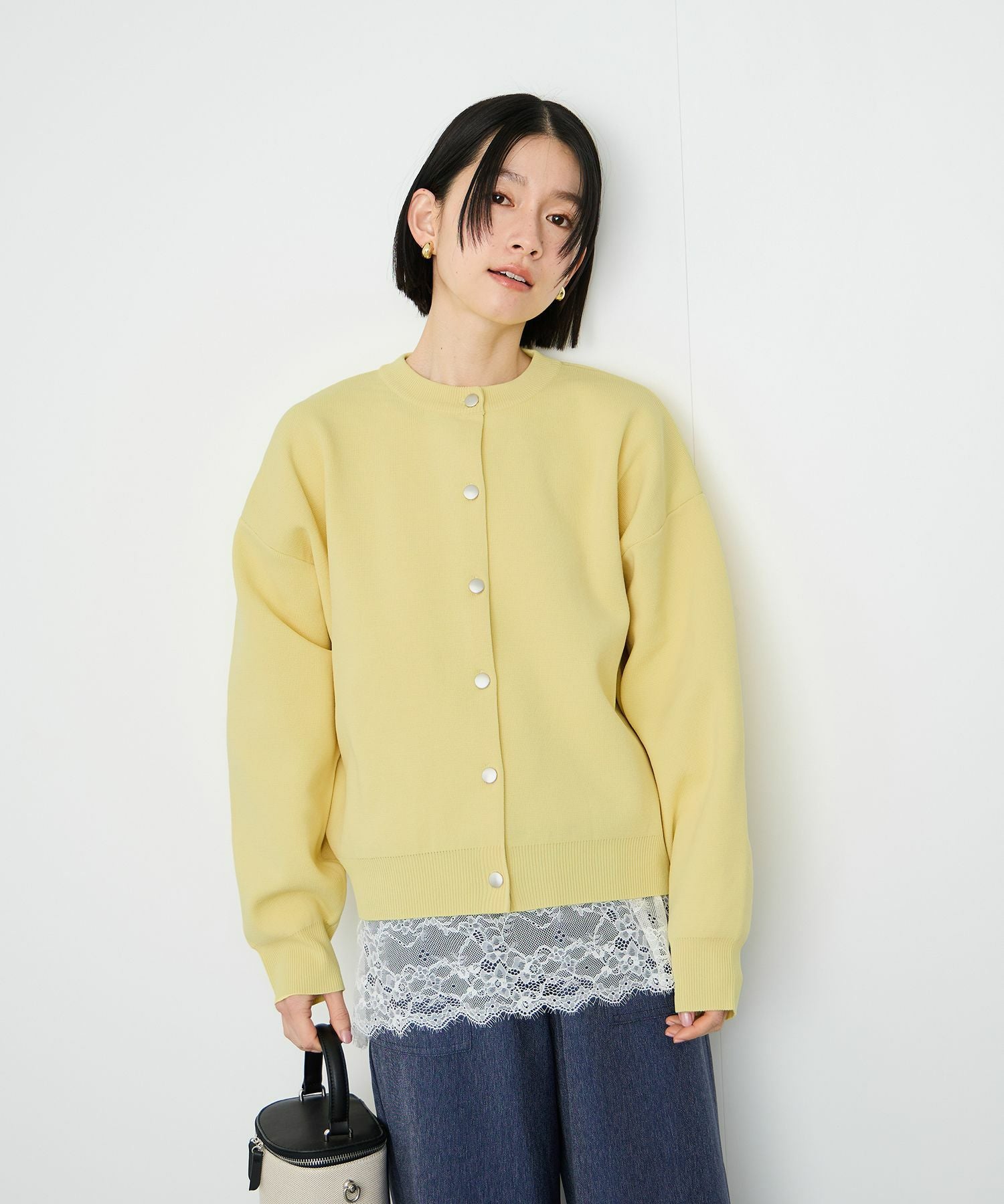 Idnes スポンディッシュカーディガン レディース
