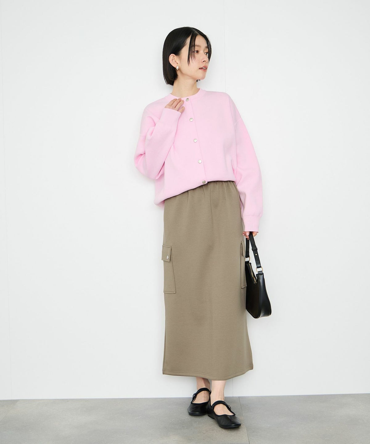 Idnes スポンディッシュカーディガン レディース