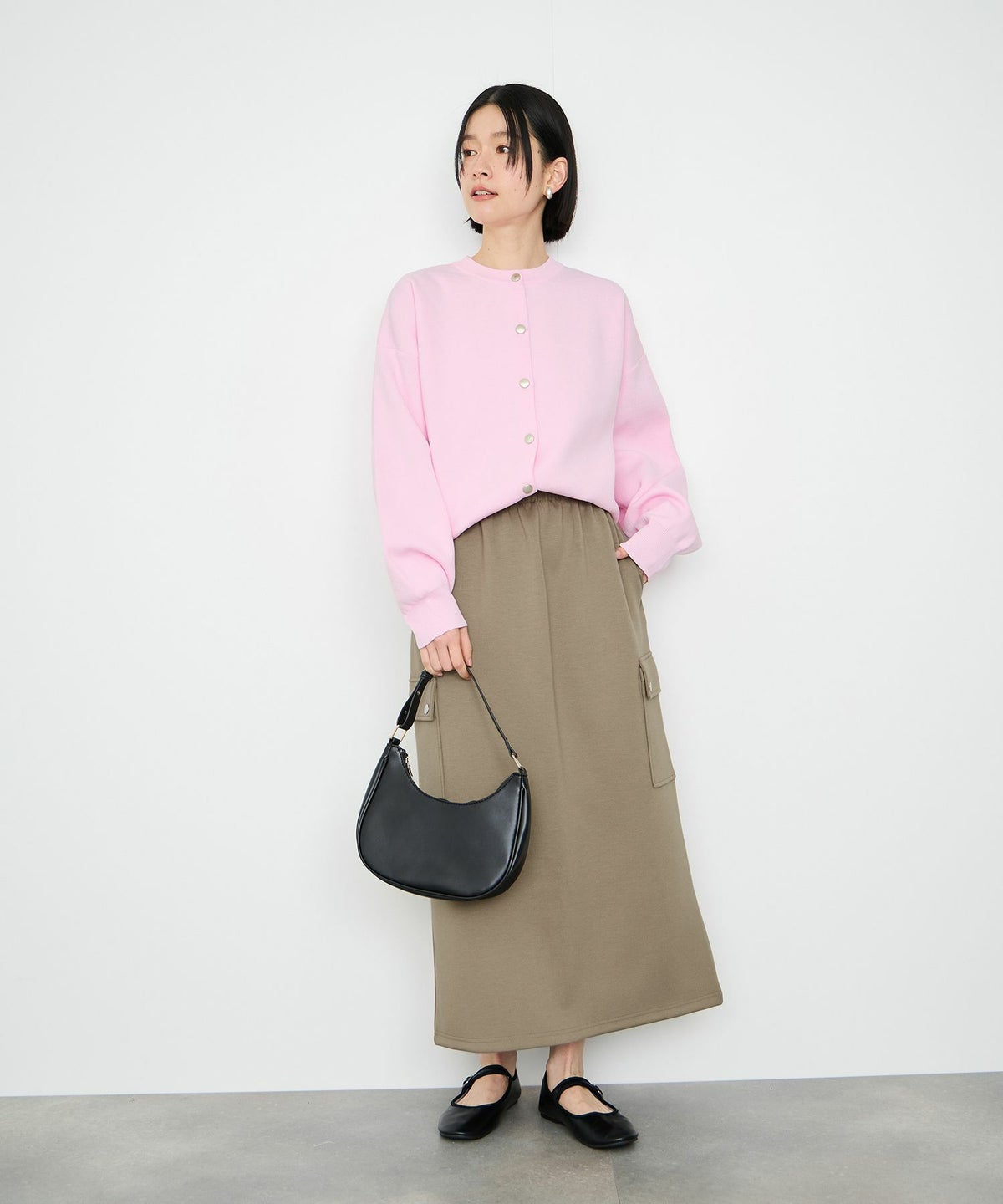 Idnes スポンディッシュカーディガン レディース